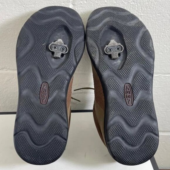 Keen 1247 SHTK Brown Leather Cycling Shoes Sneakers Men's Size 11 US/10 UK - Picture 11 of 11